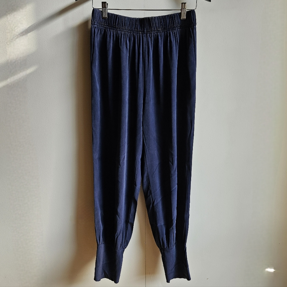 Silk and Charmeuse Joggers